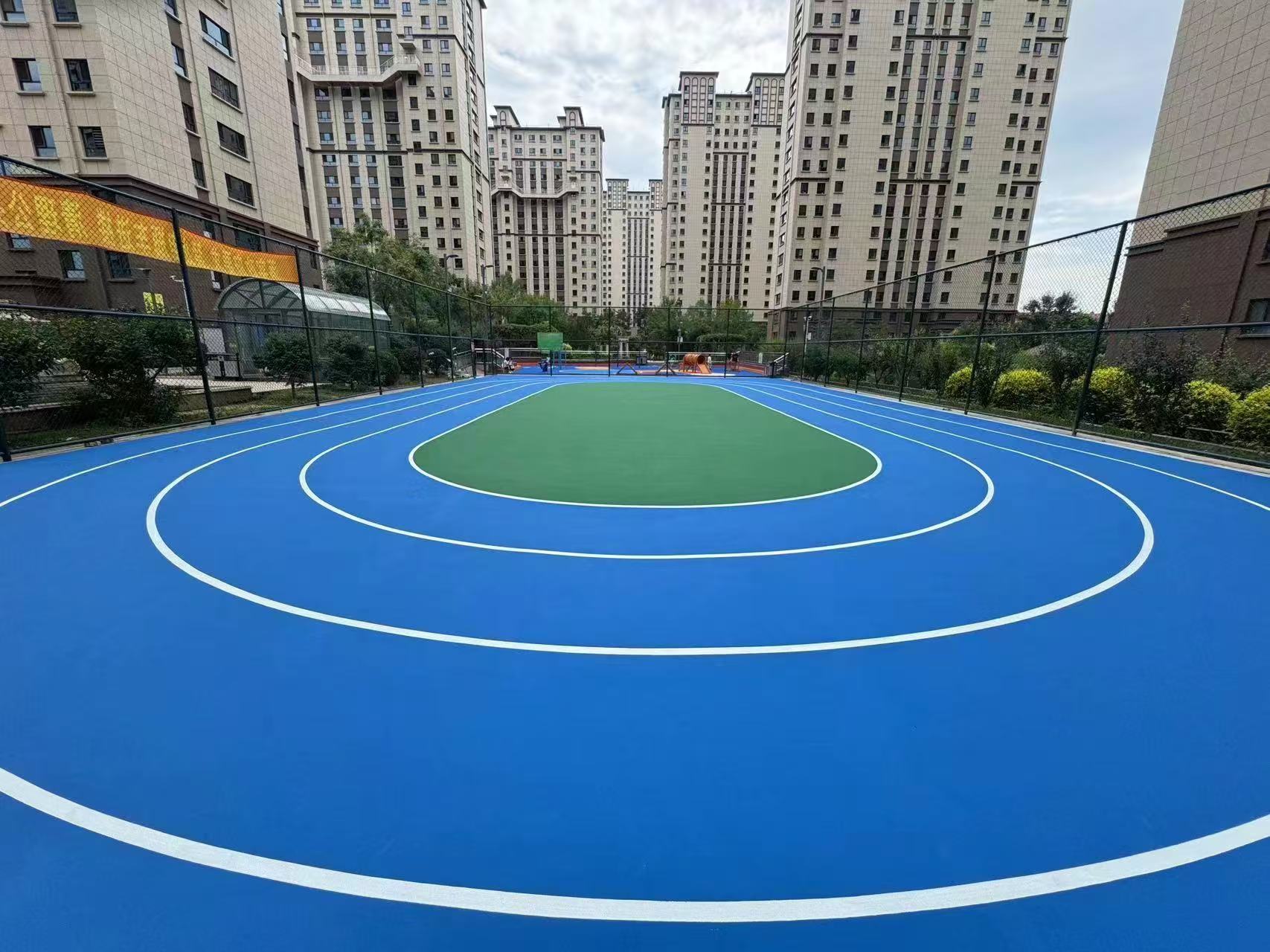 阜新市学校塑胶跑道塑胶跑道材料 - 一站式服务